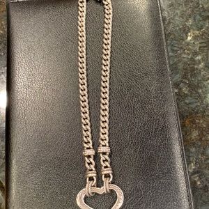 Brighton rhinestone heart necklace